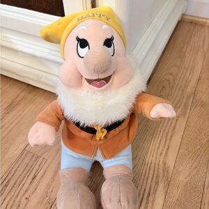 ‘Happy’ Plush from Disney’s Snow White and the Seven Dwarves, 12”